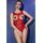 ​Lenjerie Sexy Body Chilirose, CR4620 Body Wet Look - Rosu