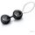 Bile Vaginale  Kegel Lelo "Luna Beads Noir" 7,5 cm - Negru
