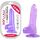 Mini dildo realistic VSCNOVELTY Crystal Jellies violet TPE 13.5cm vedere principala