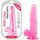 Dildo Realistic Crystal Jellies 20 cm, Roz