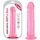 Dildo Realistic Crystal Jellies Rosa, 22 cm