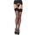 Set portjartier elastic si ciorapi Zara Leg Avenue negru 85% nylon spandex O/S marime unica S-L lingerie clasica