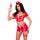 Costum de asistenta medicala, Leg Avenue, Red Alert, rosu