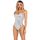 Body cu paiete argintii - Sequin Boned Crotch Leg Avenue