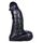 Dildo gigant XXL din silicon, negru, [22cm x 7,1cm]