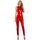 Salopeta Latex Femei Black Lavel - Rosu - vedere frontala