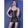 Set rochie Mini cu Chiloti si Decupaje Snake Chilirose, CR 4611 - Negru