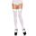 Ciorapi de nailon cu funda Kay, Leg Avenue, alb, 70 DEN, S-L