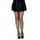 Dresuri plasa negre Leg Avenue 9001 Nylon Fishnet Tights, vedere frontala, plasa romboidala neagra pe tot piciorul, elastic cusut talie, varf neintarit, 100% nailon marime S-L