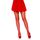 Dresuri plasa rosii Leg Avenue 9001 Nylon Fishnet Tights, vedere frontala, plasa fishnet rosie pe tot piciorul, elastic cusut talie, varf neintarit, 100% nailon marime S-L
