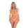 Set Top si Pantaloni Pink Lipstick Lingerie Leaf It To Me Portocaliu