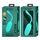 Ou vibrator Pretty Love Julius turcoaz, design oval neted cu varf conic, vedere laterala profil