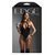 Body Fantasy Lingerie Wetlook Halter Fermoar Negru - cutie produs Edge