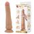 Dildo realist Pretty Love Tiemeyer natural, vedere principala pe baza ventuza
