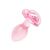 Anal Collection Easytoys - Anal Plug Glass Small - 7 cm