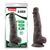Dildo Chisa Novelties "Fashion Dude" 22 cm - Negru - vedere frontala