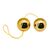 Bile Vaginale Kegel Toyz4Lovers "Gold Balls" 22 cm - Galben