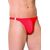 ChilotI Barbati Tanga Softline - Rosu - culoare si material
