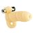 Manson Penis California Exotics "Futurotic 4 Way Arouser" 10 cm - Galben