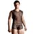 Set Tricou si Boxeri Plasa - Negru - vedere frontala