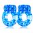 Set 2 Inele penis cu vibratii Erotica Blue