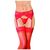Set Softline Portjartiera cu Bikini - Negri - vedere frontala