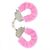 Catuse Plus ToyJoy "Furry Fun Cuffs" Roz - vedere frontala