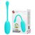 Ou cu vibratii reincarcabil Pretty Love »Franklin« 19,7 cm - Turcoaz
