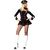 Costum Rochie Major Mayhem Leg Avenue - Negru - vedere frontala