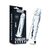 Dildo Jelly Lovetoy "Flawless Clear" 18 cm - vedere frontala