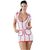 Costumatie Asistenta Medicala, Cottelli Collection, rochie alba cu fermoar rosu