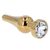 Butt Plug Anal Toyz4Lovers "Ace of Spades" 10 cm - Galben
