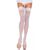 Ciorapi albi, Leg Avenue, Sheer Thigh Highs, S-L# - vedere frontala