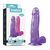 Dildo realist Jelly Purple Violet Large 20 cm - vedere frontala