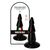 Butt Plug Toyz4Lovers "Pino Black" 15,5 cm - Negru