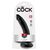Dildo Pipedream "King Kock" 20 cm - Negru