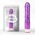 Vibrator realist Basic Pulsator Violet 23 cm - vedere frontala