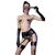 Set Lenjerie Intima Chilirose - Negru - vedere frontala
