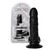 Dildo Toyz4Lovers "Emilio" 19cm - Negru