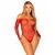 Body plasa rosu cu strasuri, Leg Avenue, S-L#