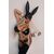 Masca Iepuras 3D Leg Avenue - Negru
