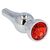 Butt Plug Anal Toyz4Lovers "Ace of Spades" 10 cm - Argintiu