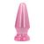 But Anal XXL Adamo Transparent Roz, [ 19,5 cm x 8 cm ] - vedere frontala