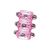 Manson cu Bile Toyz4Lovers "Profesional" 5,5 cm - Roz