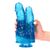 Dildo Dublu Toyz4Lovers "Romolo and Remo" 21 cm - Albastru