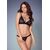 Set Chiloti si Sutien Obsessive - Negru - vedere frontala