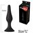 Butt Plug Anal Attraction "Pleasure Toys" 12 cm - Negru