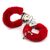 Catuse cu Plus Power Escorts "Love Cuffs" - Rosu