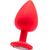 Butt Plug OUCH, Extra Large Diamond, Rosu