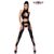Set Pantaloni si Top Wetlookt Saresia - Negru